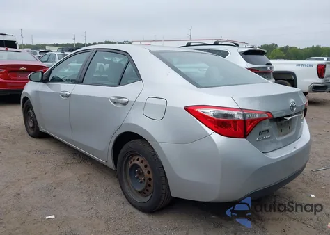 2014 Toyota Corolla Le from USA, damaged, VIN 2T1BURHE5EC137305